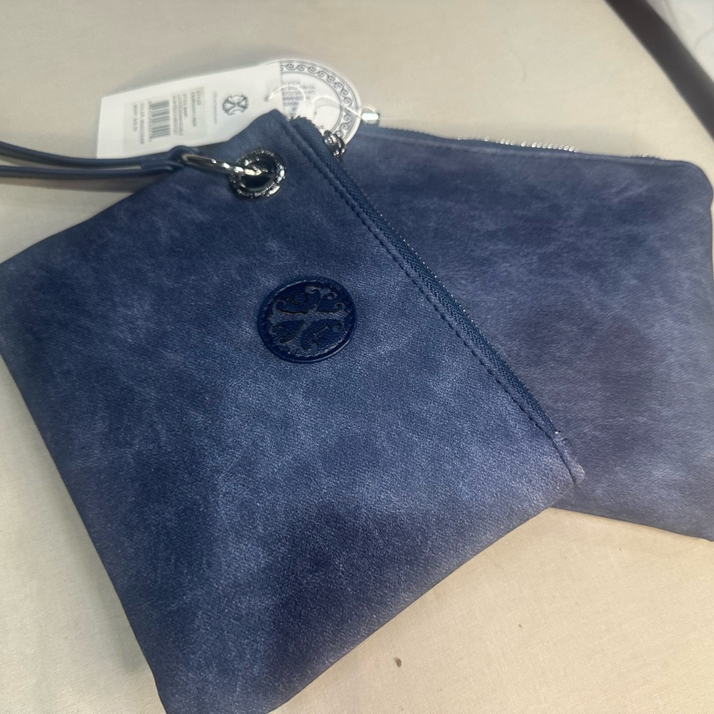 NWT Christian Lacroix Navy Blue Wristlet Set - Picture 2 of 10